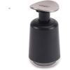 Joseph Joseph Presto Stainless-Steel Hygienic Easy-Push Soap Dispenser with Wide Pump, White(Gray)