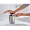 Joseph Joseph Presto Stainless-Steel Hygienic Easy-Push Soap Dispenser with Wide Pump, White(Stainless Steel)