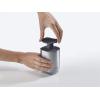 Joseph Joseph Presto Stainless-Steel Hygienic Easy-Push Soap Dispenser with Wide Pump, White(Stainless Steel)