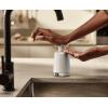 Joseph Joseph Presto Stainless-Steel Hygienic Easy-Push Soap Dispenser with Wide Pump, White(Stone/Sage)