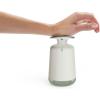 Joseph Joseph Presto Stainless-Steel Hygienic Easy-Push Soap Dispenser with Wide Pump, White(Stone/Sage)