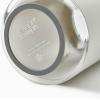 Joseph Joseph Presto Stainless-Steel Hygienic Easy-Push Soap Dispenser with Wide Pump, White(Stone/Sage)