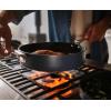 Joseph Joseph Space 12.5″” Nonstick Wok with Lid & Folding Handle, Space Saving Stir-fry Pan, Ceramic Coating, Induction & Oven Safe(12”)