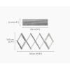 Joseph Joseph Space Folding Expandable Trivet for Hot Pots and Pans, Expanding Nonslip Stand, Heat Resistant mat for Kitchen Counter – Stainless Steel