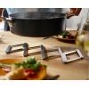 Joseph Joseph Space Folding Expandable Trivet for Hot Pots and Pans, Expanding Nonslip Stand, Heat Resistant mat for Kitchen Counter – Stainless Steel