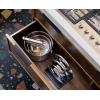 Joseph Joseph Space Steel 2-Piece Nonstick Stainless-Steel Frying Pan Skillet Set, Nesting with Folding Handles, Induction & Oven Safe(6pc)