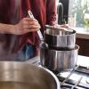 Joseph Joseph Space Steel 2-Piece Nonstick Stainless-Steel Frying Pan Skillet Set, Nesting with Folding Handles, Induction & Oven Safe(8pc)