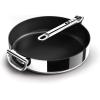 Joseph Joseph Space Steel 9.5″ Nonstick Stainless-Steel Frying Pan Skillet with Folding Handle, Ceramic Coating, Induction & Oven Safe(11”)