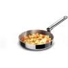 Joseph Joseph Space Steel 9.5″ Nonstick Stainless-Steel Frying Pan Skillet with Folding Handle, Ceramic Coating, Induction & Oven Safe(8”)