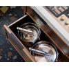 Joseph Joseph Space Steel 9.5″ Nonstick Stainless-Steel Frying Pan Skillet with Folding Handle, Ceramic Coating, Induction & Oven Safe(8”)