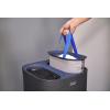 Joseph Joseph Tota Trio 90 liter/23.8 gallon Laundry Hamper Separation Basket with lid, 3 Removable Washing Bags with Handles- Ecru(Black/Dark Blue)