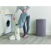 Joseph Joseph Tota Trio 90 liter/23.8 gallon Laundry Hamper Separation Basket with lid, 3 Removable Washing Bags with Handles- Ecru(Grey)
