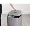 Joseph Joseph Tota Trio 90 liter/23.8 gallon Laundry Hamper Separation Basket with lid, 3 Removable Washing Bags with Handles- Ecru(Grey)
