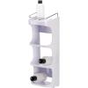 Joseph Joseph 70564 Capsule Shower Caddy 4-tier Compact Shower Shelf, White(4 Tier)