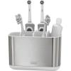 Joseph Joseph EasyStore Stainless-Steel Toothbrush Holder Bathroom Storage Organizer Caddy, Small(Stainless Steel)