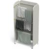 Joseph Joseph Eclipse 3-Tier Adjustable Laundry Drying Rack, Integrated Fabric Cover, Foldable with Wheels, Heavy Duty, Ecru