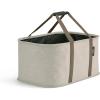 Joseph Joseph Hold-All Max Collapsible 55L/14.5 Gallon Washing Laundry Basket Bag, Durable Fabric, Moisture Resistant, Grey(Ecru)