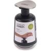 Joseph Joseph Presto Stainless-Steel Hygienic Easy-Push Soap Dispenser with Wide Pump, White(Gray)