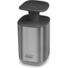 Joseph Joseph Presto Stainless-Steel Hygienic Easy-Push Soap Dispenser with Wide Pump, White(Stainless Steel)