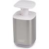 Joseph Joseph Presto Stainless-Steel Hygienic Easy-Push Soap Dispenser with Wide Pump, White(White)