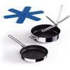 Joseph Joseph Space Steel 2-Piece Nonstick Stainless-Steel Frying Pan Skillet Set, Nesting with Folding Handles, Induction & Oven Safe(2pc)