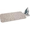 Joseph Joseph Swift Folding Ironing Mat with Silicone Iron Rest, Heat and Steam Resistant, Non-Slip Ironing Pad, Compact Storage, 35.4 x 18.5 in, Peach Blossom(Ecru Scatter)