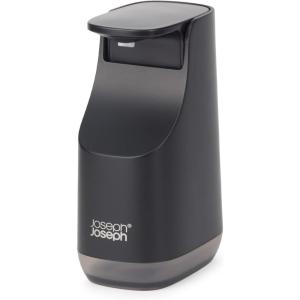 Joseph Joseph 70512 Slim Compact Soap Dispenser with Non-Drip Nozzle, Gray(Black)