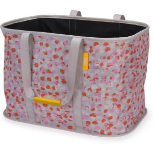 Joseph Joseph Hold-All Max Collapsible 55L Washing Laundry Basket Bag, Durable Fabric, Moisture Resistant, Peach Blossom