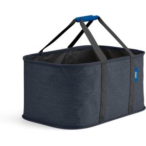 Joseph Joseph Hold-All Max Collapsible 55L/14.5 Gallon Washing Laundry Basket Bag, Durable Fabric, Moisture Resistant, Grey(Black)