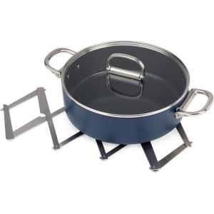 Joseph Joseph Space Folding Expandable Trivet for Hot Pots and Pans, Expanding Nonslip Stand, Heat Resistant mat for Kitchen Counter – Stainless Steel