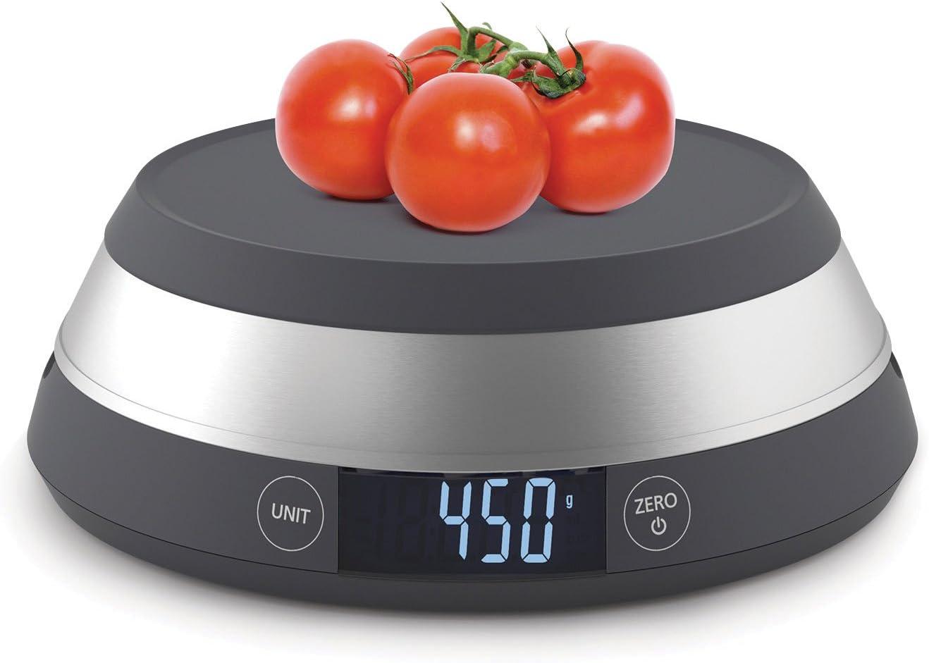 image:imageJoseph Joseph 40054 SwitchScale Digital Scale with Reversible Lid Gray