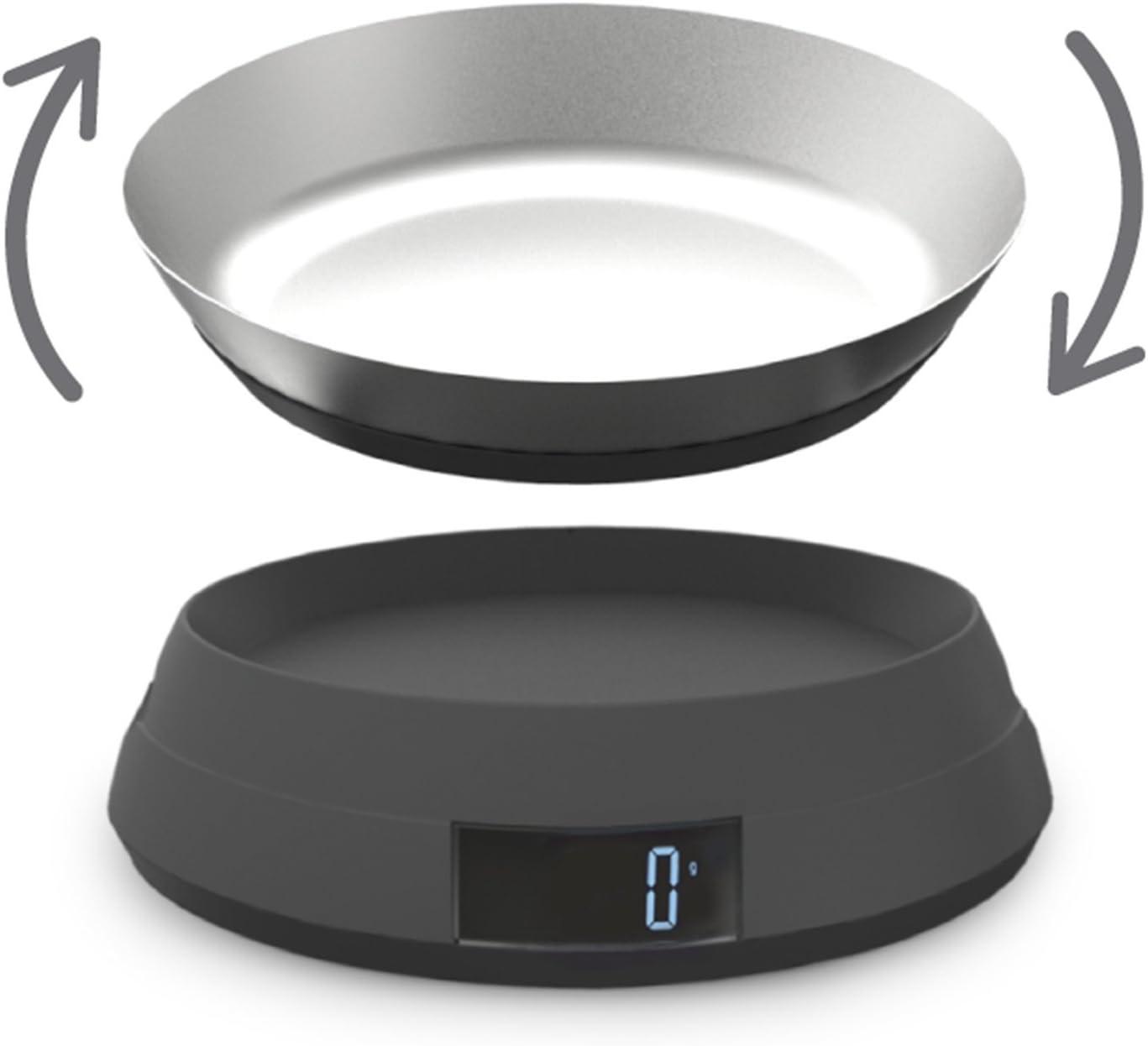 image:imageJoseph Joseph 40054 SwitchScale Digital Scale with Reversible Lid Gray