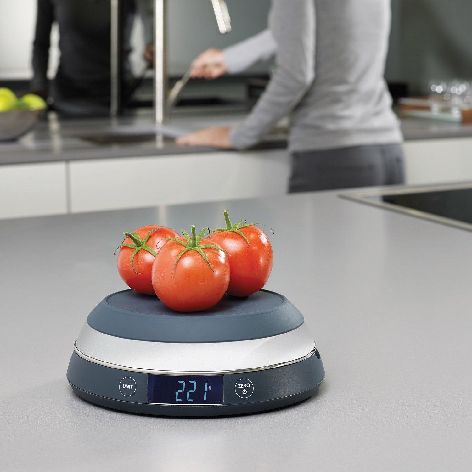 image:imageJoseph Joseph 40054 SwitchScale Digital Scale with Reversible Lid Gray