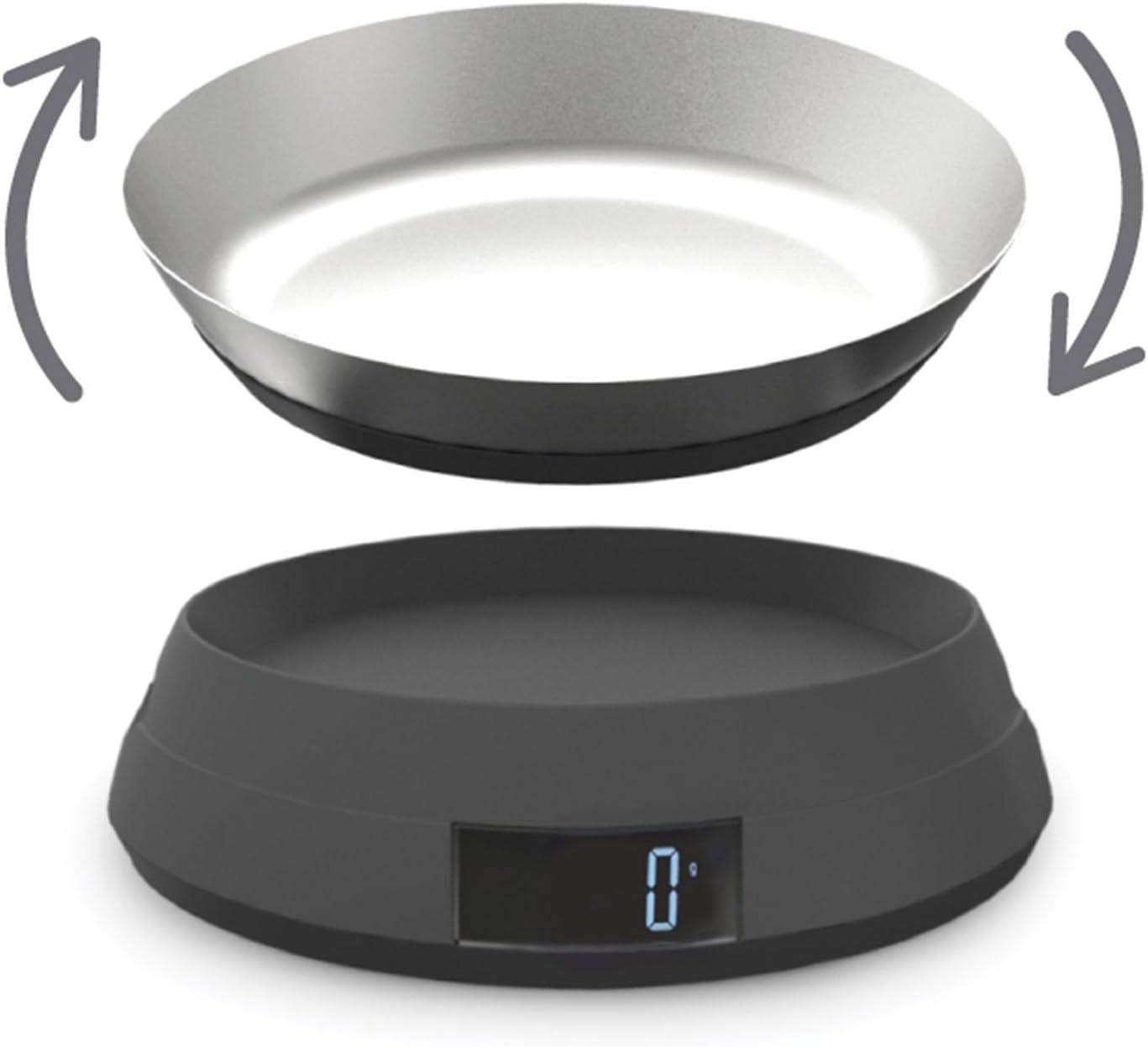 image:imageJoseph Joseph 40054 SwitchScale Digital Scale with Reversible Lid Gray