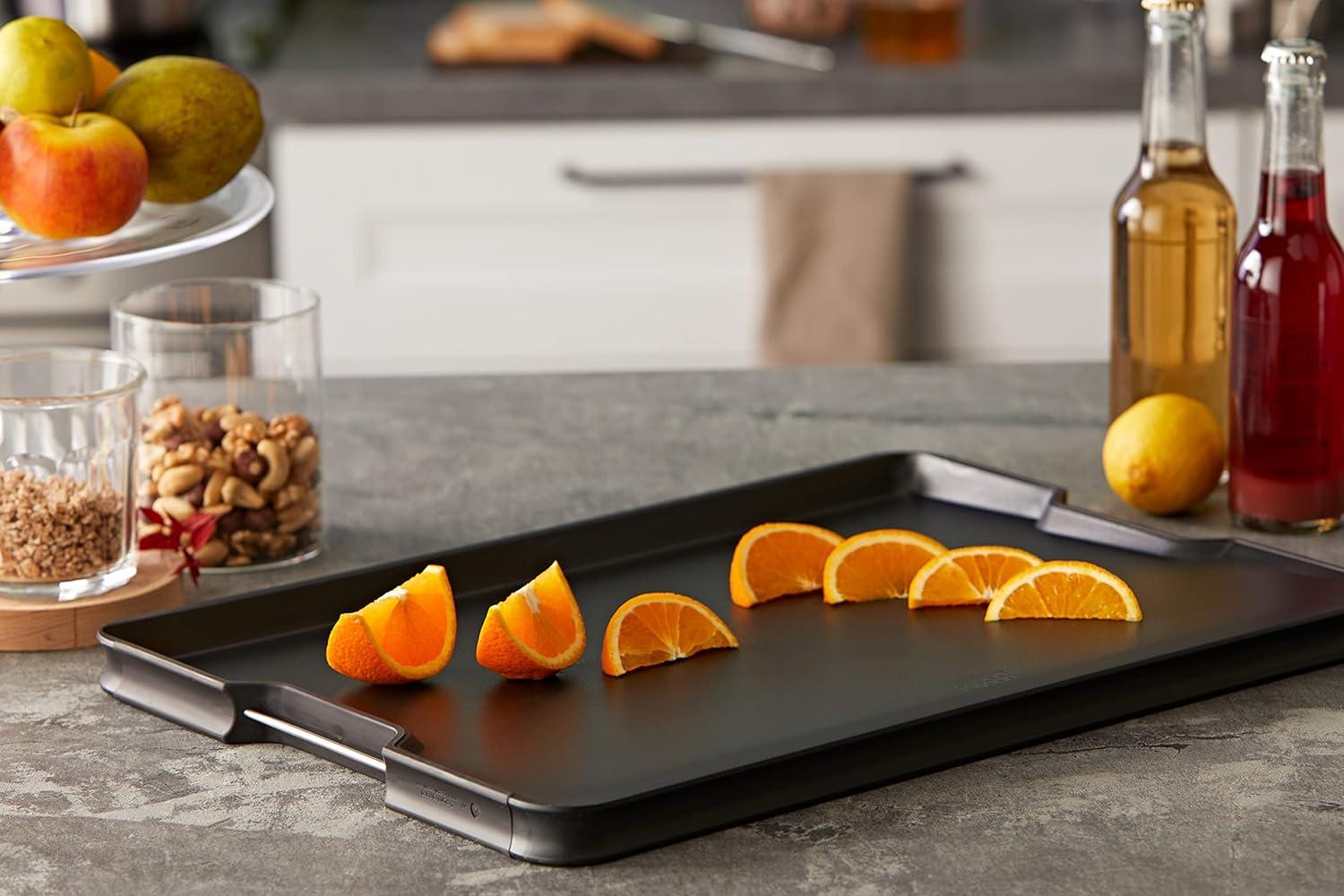 image:imageJoseph Joseph CutampCarve Plus NonSlip MultiFunction DoubleSided Cutting Board for Food Preparation and Carving Dishwasher Safe Extra Large RedBlack