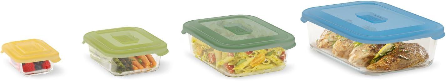 image:imageJoseph Joseph Nest Glass Storage Freezer Oven Microwave Dishwasher Safe 8Piece Set Multicolored Multicolor