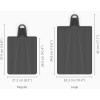 Joseph Joseph Chop2Pot Foldable Bamboo Cutting Board, Large(Black)