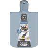 Joseph Joseph Chop2Pot Plus Foldable Plastic Cutting Boards, Easy Grip Handle, Non Slip Feet, Blue