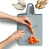 Joseph Joseph Chop2Pot Plus Folding Cutting Board Easy-Grip Handle (Regular) – Black(Pale Blue)