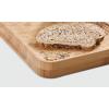Joseph Joseph Cut & Carve Bamboo Cutting Board with Food Grip and Angled Surface Yellow Large