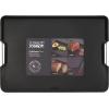 Joseph Joseph Cut&Carve Plus – Non-Slip, Multi-Function, Double-Sided Cutting Board for Food Preparation and Carving- Dishwasher Safe, Extra Large, Red(Black)