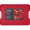 Joseph Joseph Cut&Carve Plus – Non-Slip, Multi-Function, Double-Sided Cutting Board for Food Preparation and Carving- Dishwasher Safe, Extra Large, Red(Red)