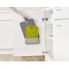 Joseph Joseph DoorStore Chop Cutting Board Set with Storage Case 3M Adhesive Wall and Cabinet Door Mount, 2-Piece, Multicolored(2-piece)