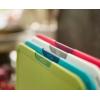 Joseph Joseph Duo Icon 4-piece colour coded Cutting Board Set with Storage Stand, Multicolour
