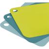 Joseph Joseph Duo Set of 3 Double-Sided Colour Coded Chopping Board Mat Set, Flexible, Easy to Store, Dishwasher-Safe – Opal