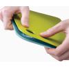 Joseph Joseph Duo Set of 3 Double-Sided Colour Coded Chopping Board Mat Set, Flexible, Easy to Store, Dishwasher-Safe – Opal