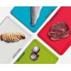 Joseph Joseph Folio Slim 3-piece Under-shelf Kitchen Cutting Board Set, Cupboard storage, fits shelves up to 0.8″ thick, Large (14.2″ wide)(Multicolour/Silver)