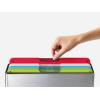 Joseph Joseph Folio Slim 3-piece Under-shelf Kitchen Cutting Board Set, Cupboard storage, fits shelves up to 0.8″ thick, Large (14.2″ wide)(Multicolour/Stainless Steel)