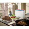 Joseph Joseph Folio Slim 3-piece Under-shelf Kitchen Cutting Board Set, Cupboard storage, fits shelves up to 0.8″ thick, Large (14.2″ wide)(Multicolour/White)
