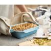 Joseph Joseph Nest™ Bake Set of 2 Non-Stick Round Cake Pan, 9in & 7.8in, Carbon Steel, Easy-Pull Handles, Stackable, Space-Saving Design, 10-Year Guarantee(Loaf)